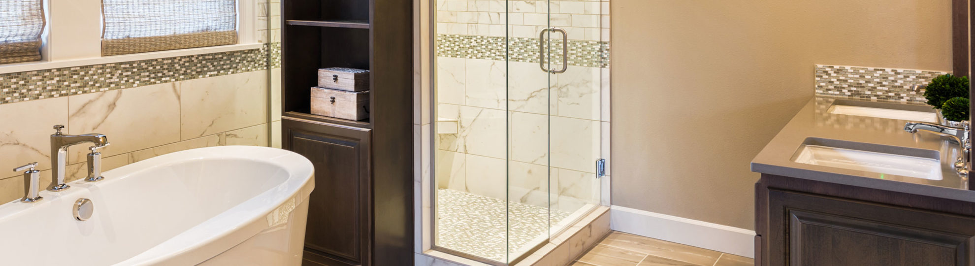 bathtub and shower on a remodeled bathroom hamburg ny