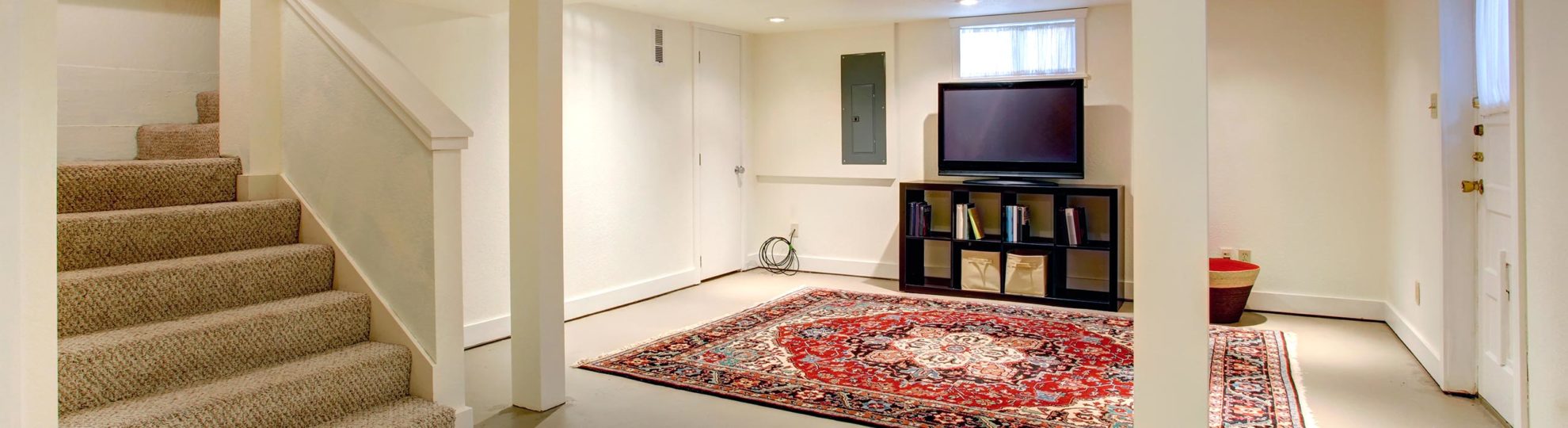 stairs and carpet on a newly remodeled basement hamburg ny